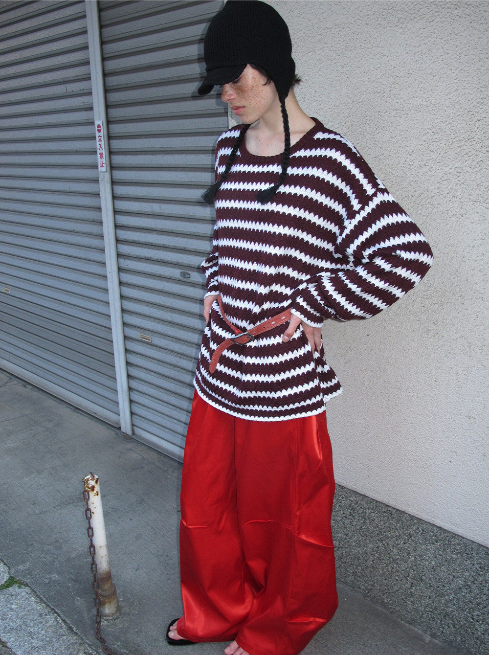 Striped Loose-Fit Sweater