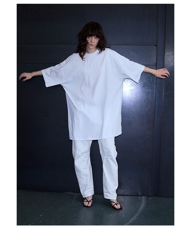 100% Cotton Extra-Long Oversized T-Shirt