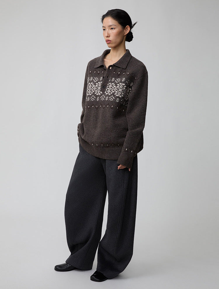 Curve Blade Casual Pants