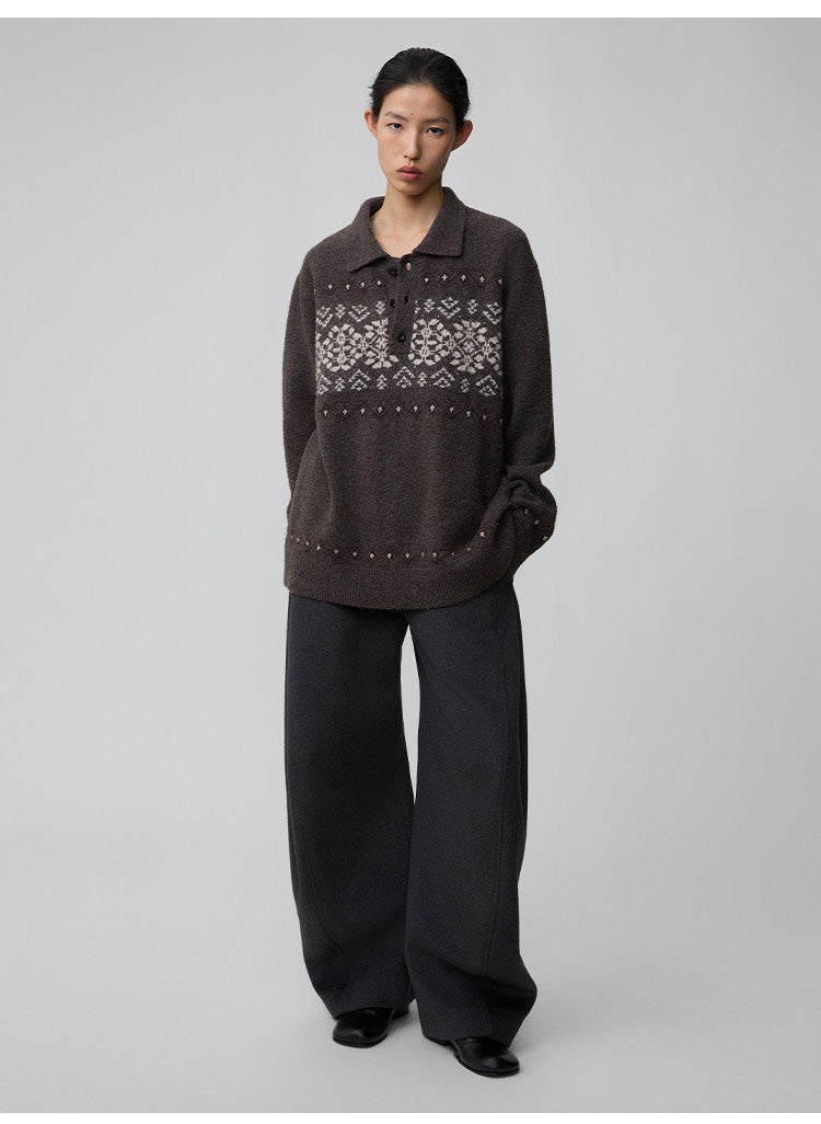 Curve Blade Casual Pants