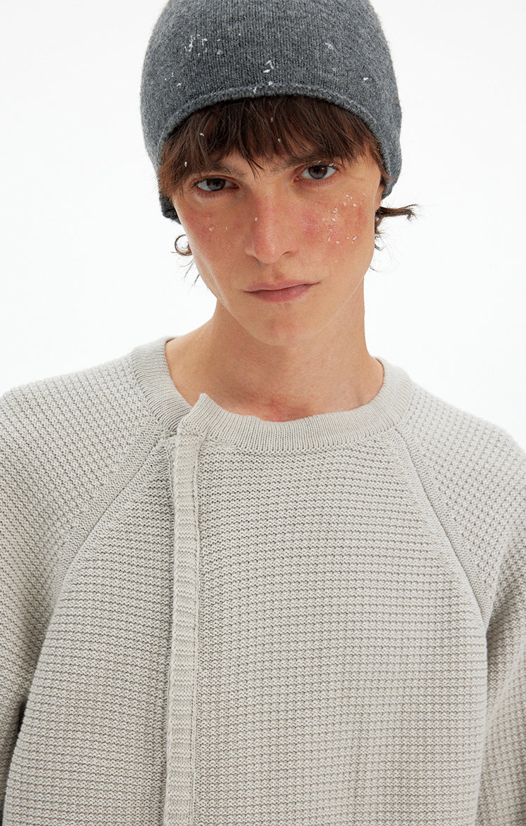 Patchwork Crewneck Sweater