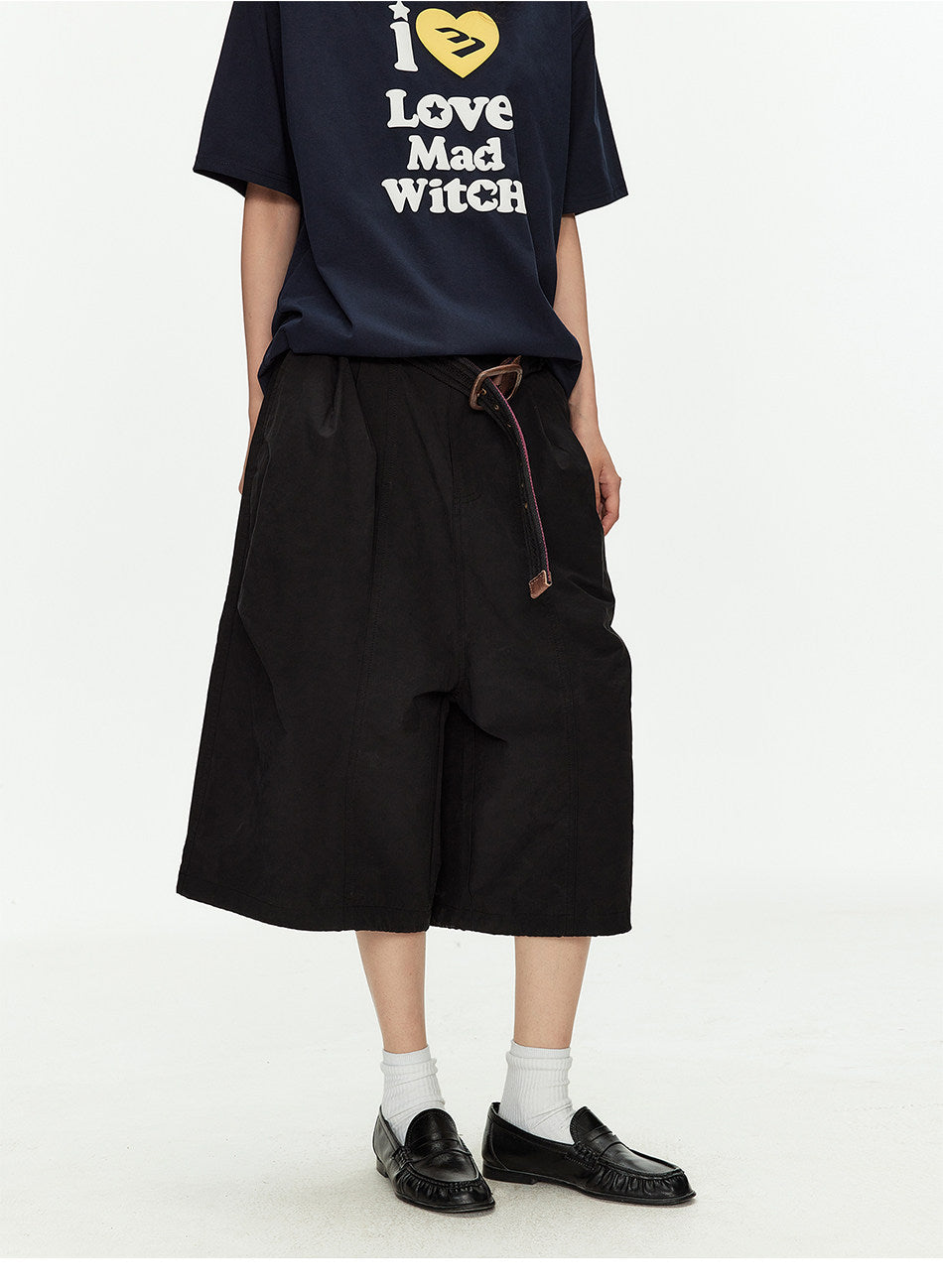 Mesh-Pocket Casual Shorts