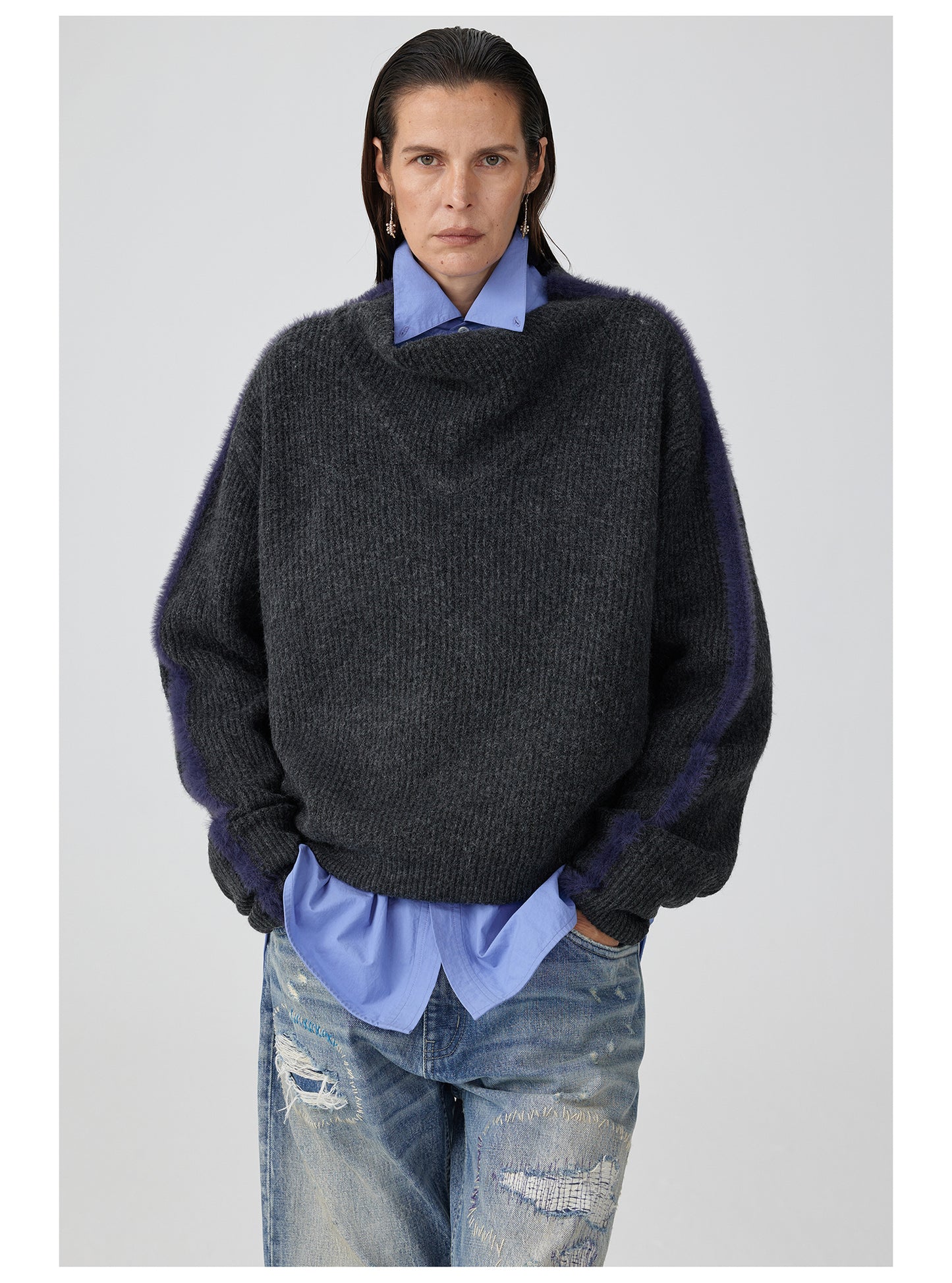 Swing Collar Sweater