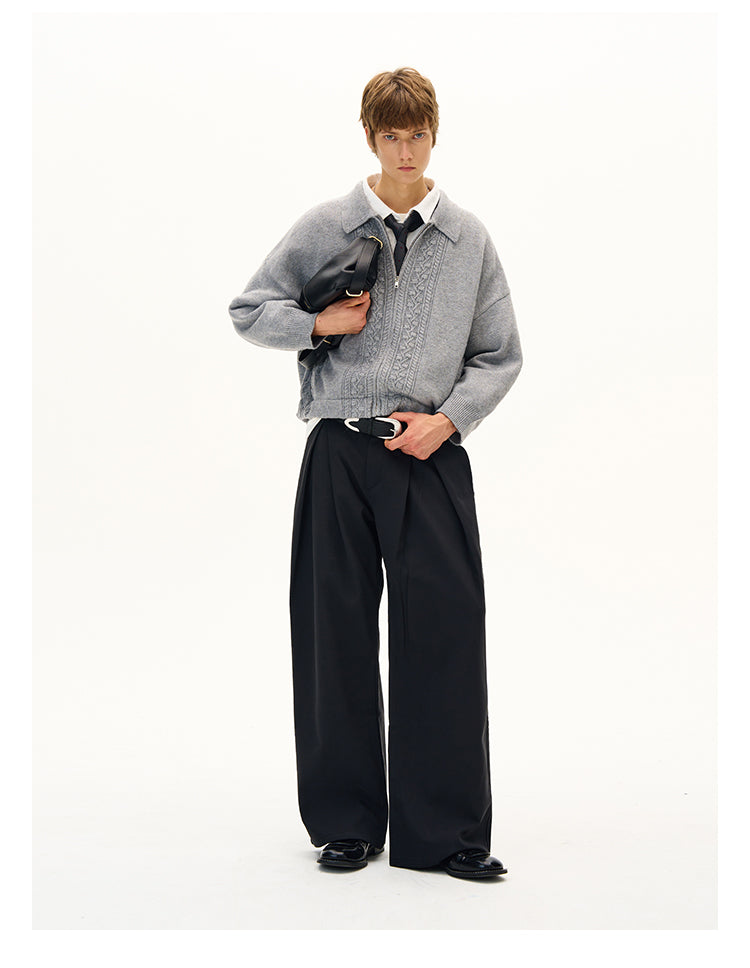 Retro Jacquard Cardigan