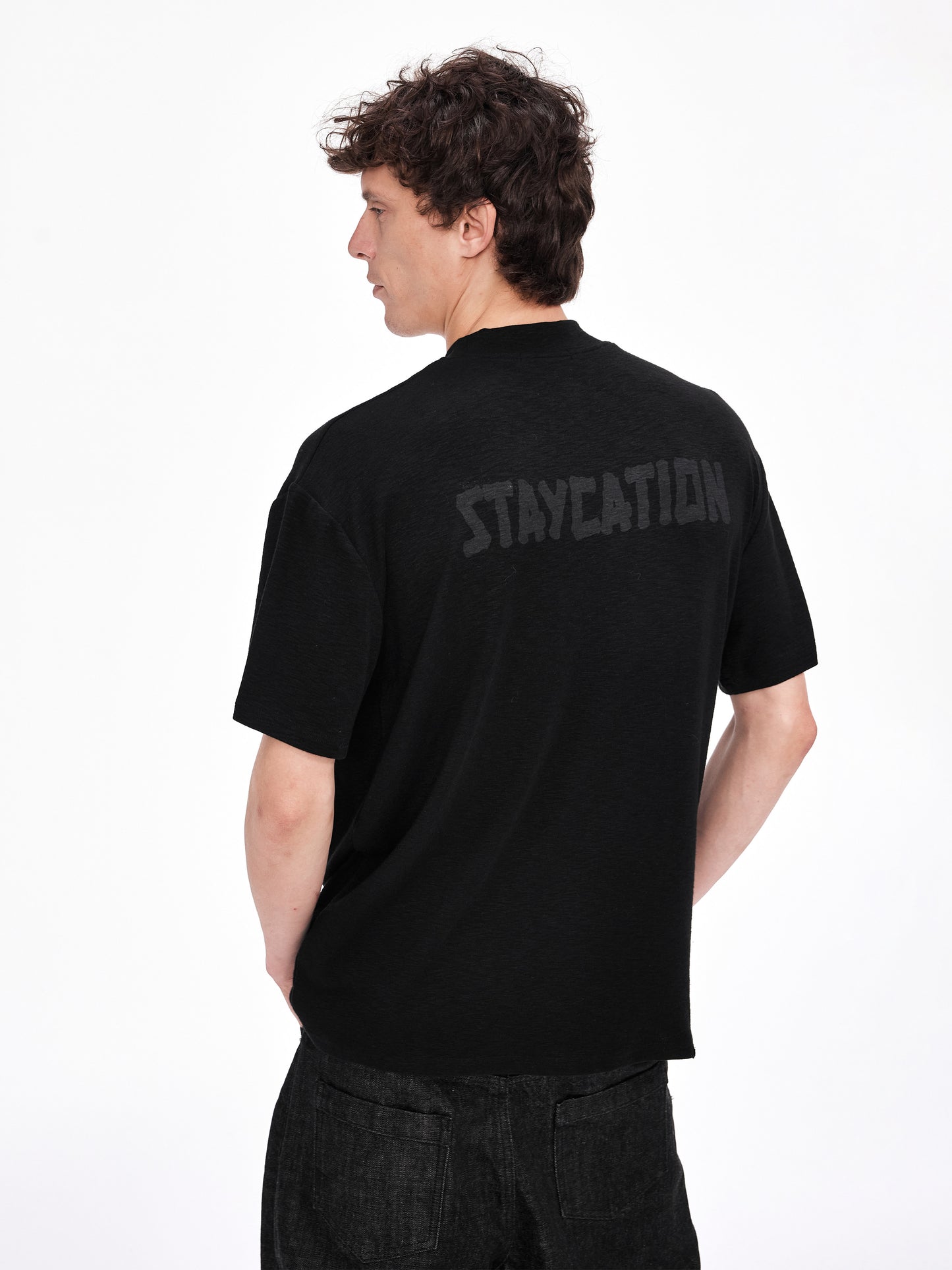 Loose-Fitting Unisex T-Shirt with Back Print