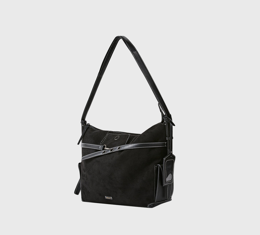 Suede Shoulder Bag