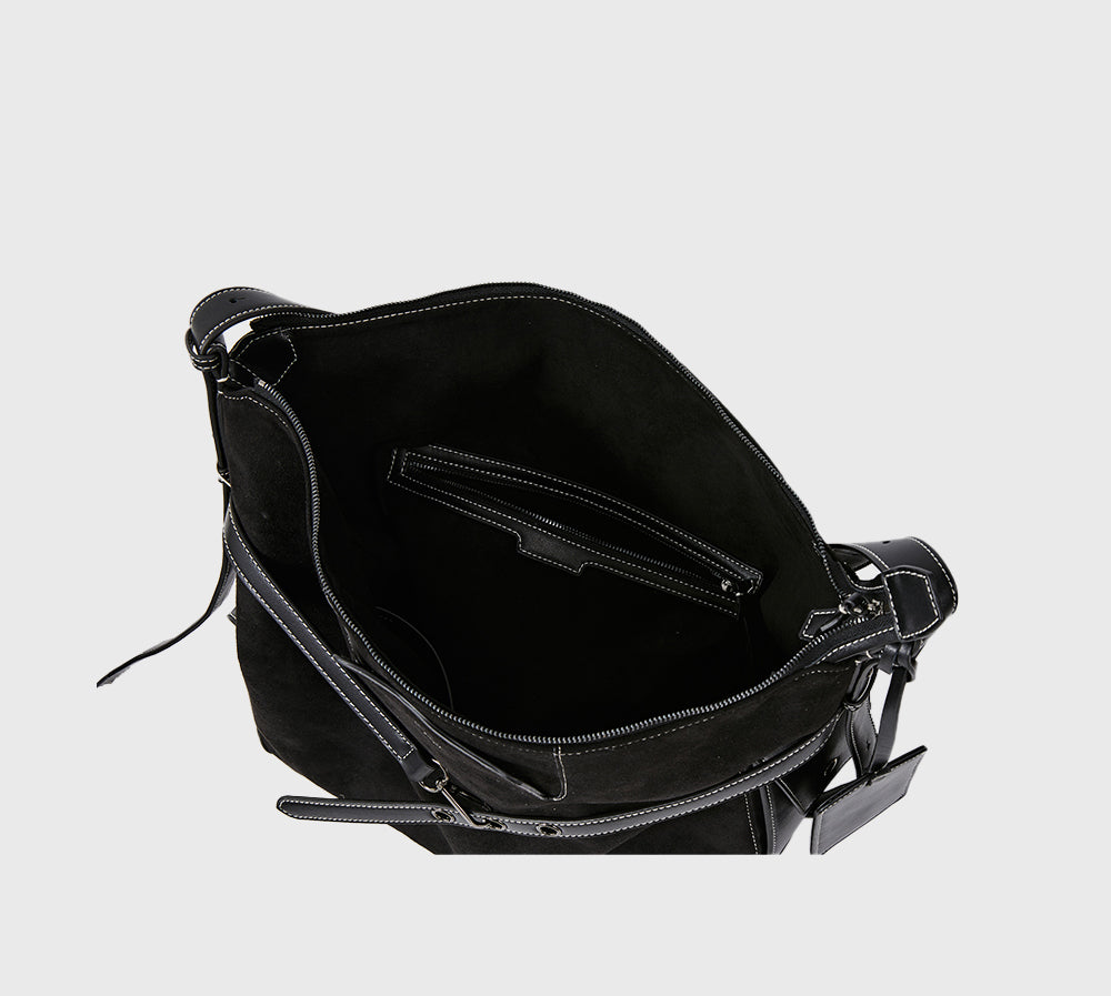 Suede Shoulder Bag