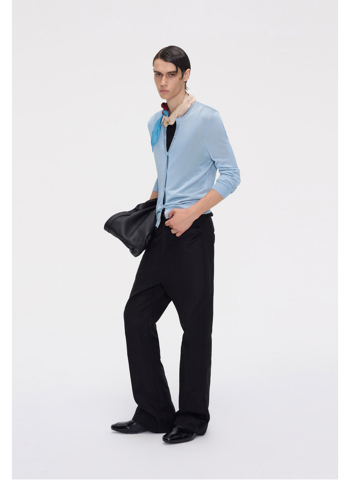Breathable Round-Neck Knit Cardigan