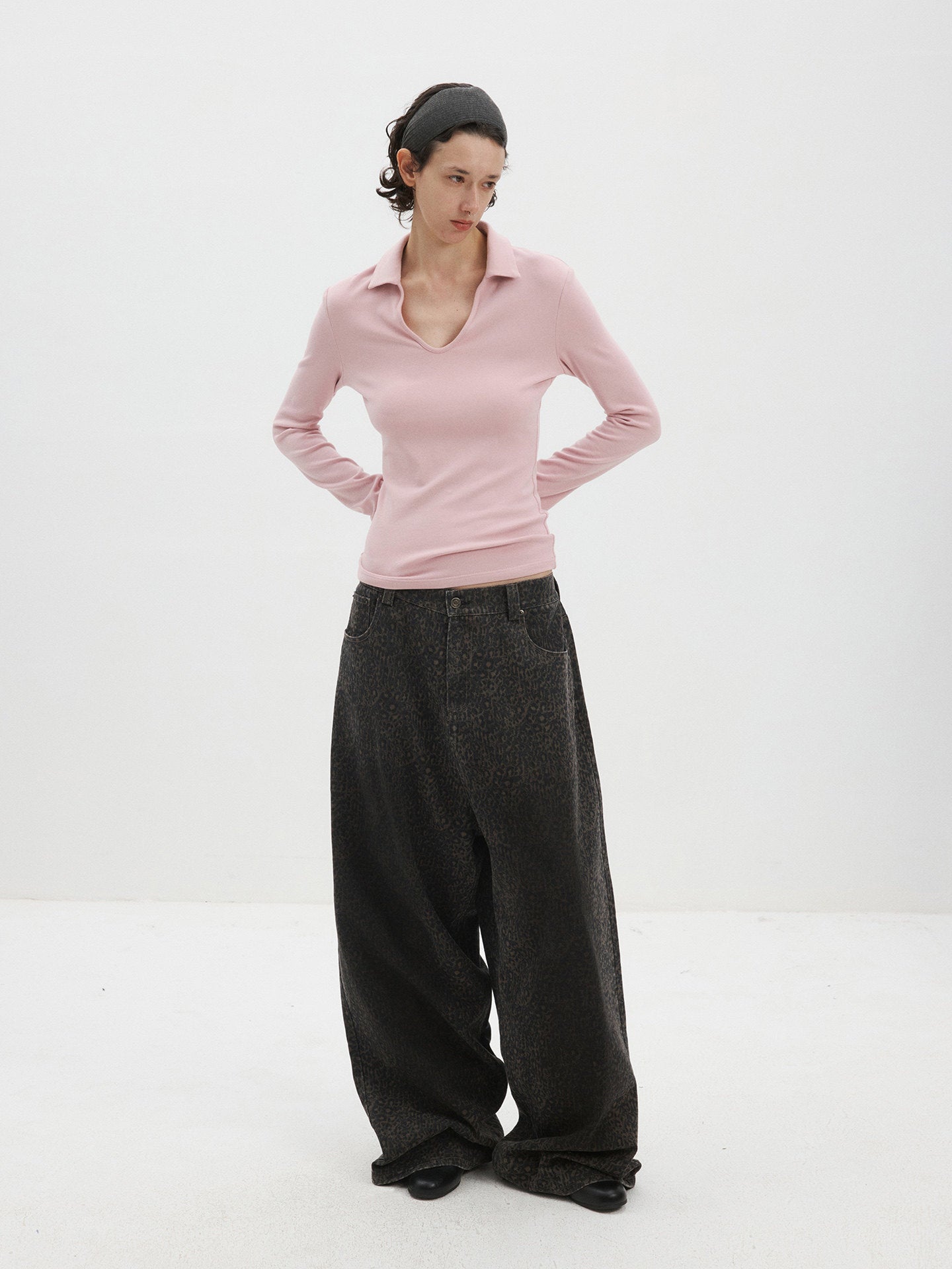 Small-Sized U-Neck T-Shirt