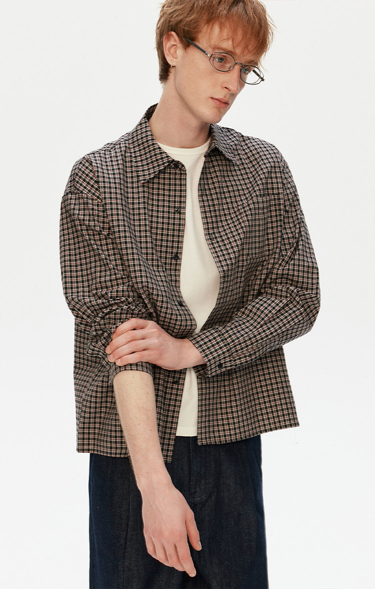 Old Money Style Check Shirt