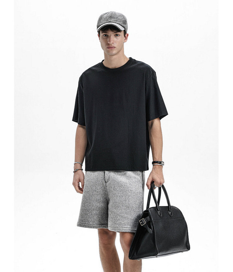 Basic and Simple Round-Neck T-Shirt