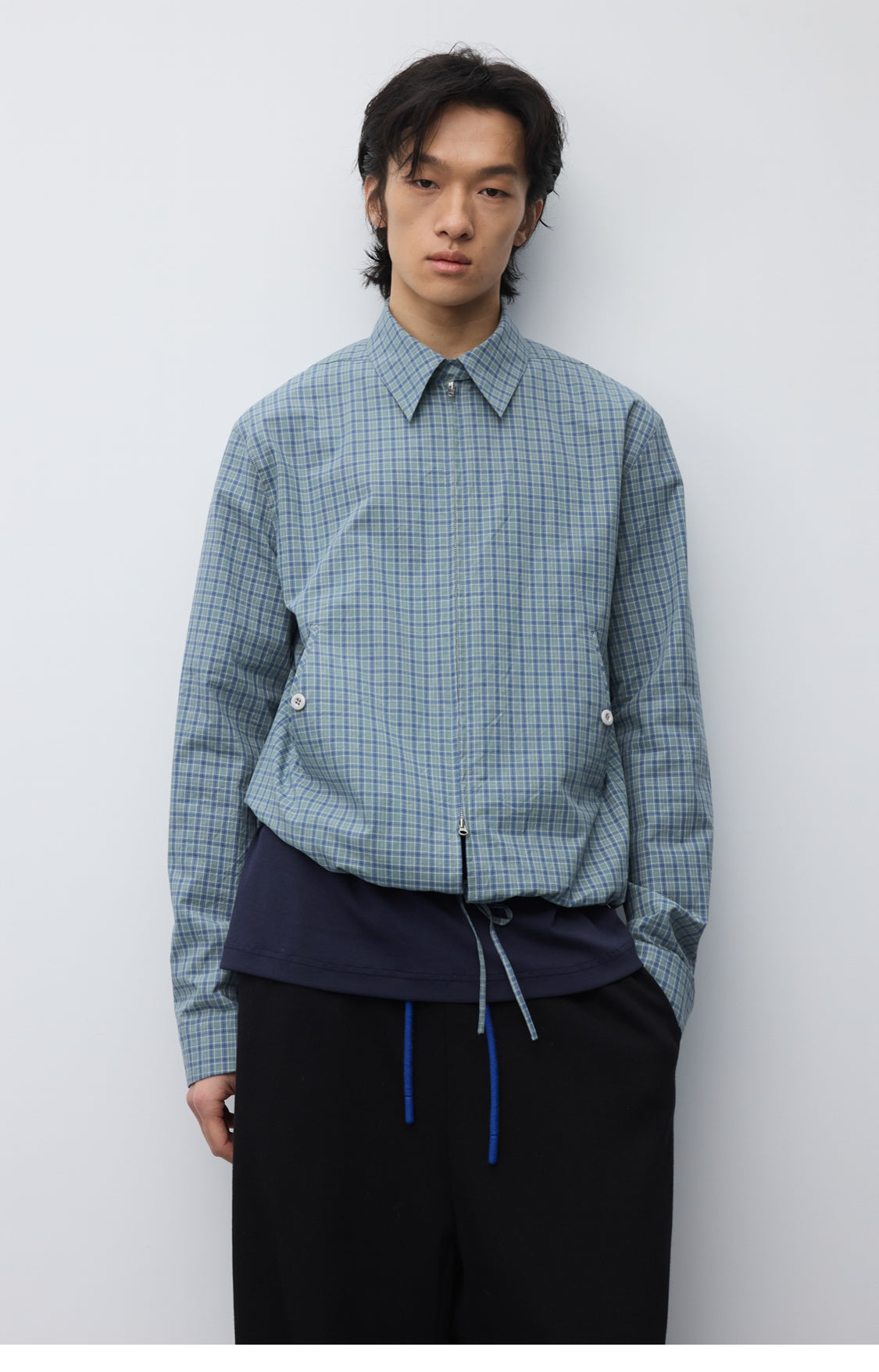 Double Head Metal Zipper Jacket