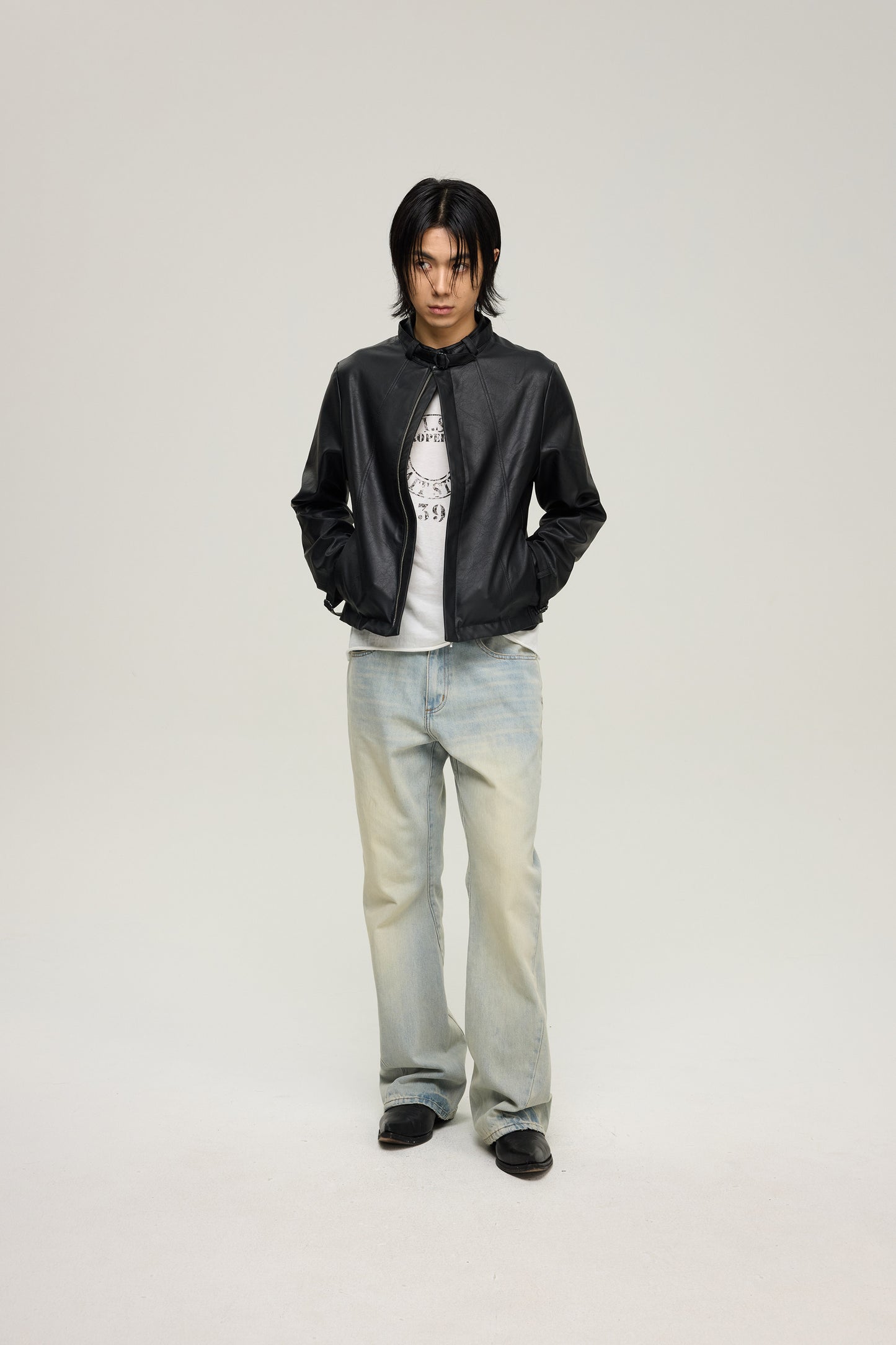 Twist-Head Flared Jeans