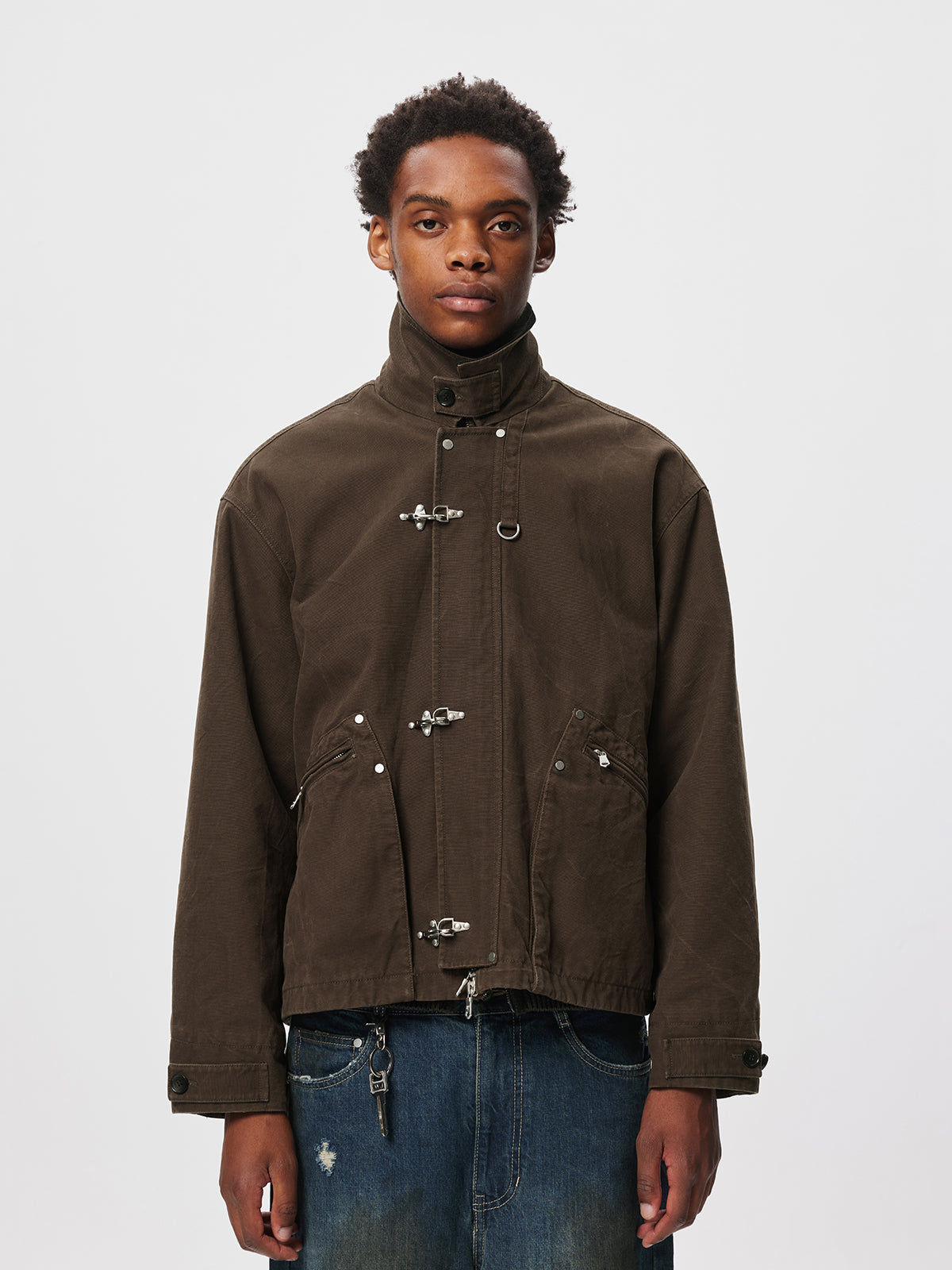 Lobster Button Short Jacket