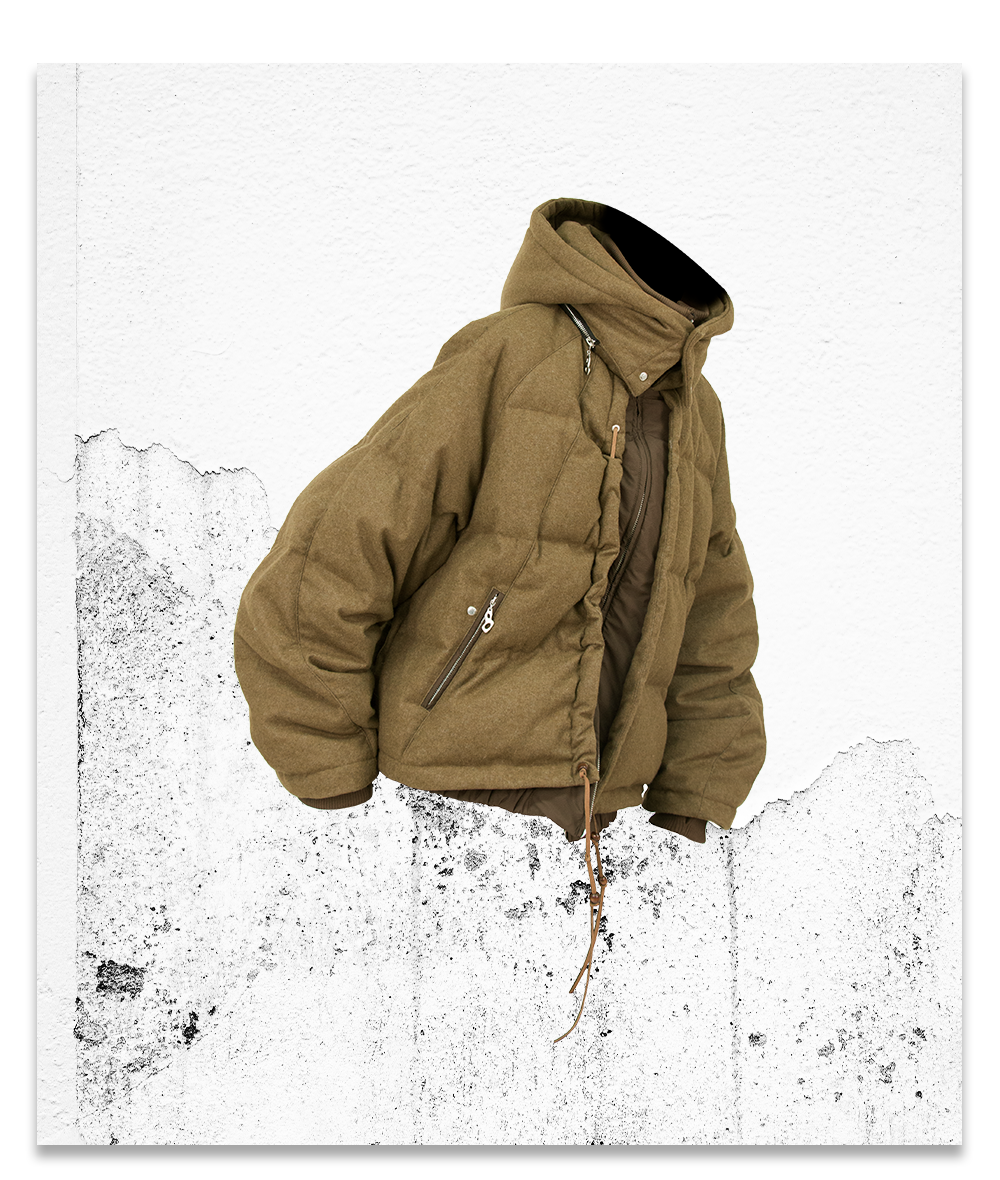 Patchwork Down Jacket