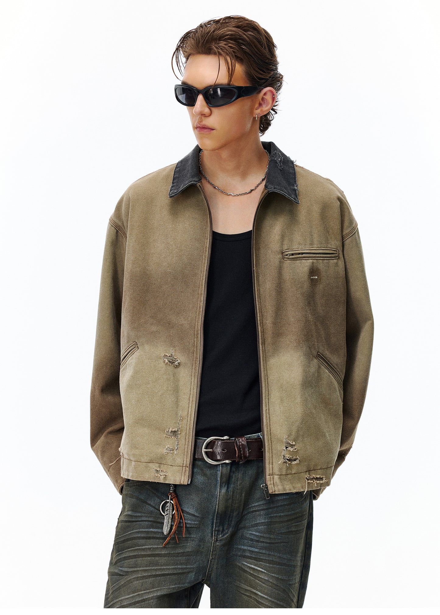 Distressed Workwear Jacket