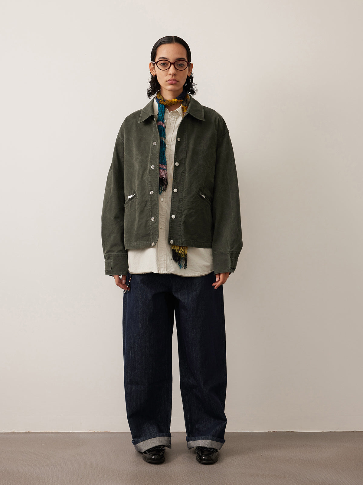 Washed Damaged Coach Jacket