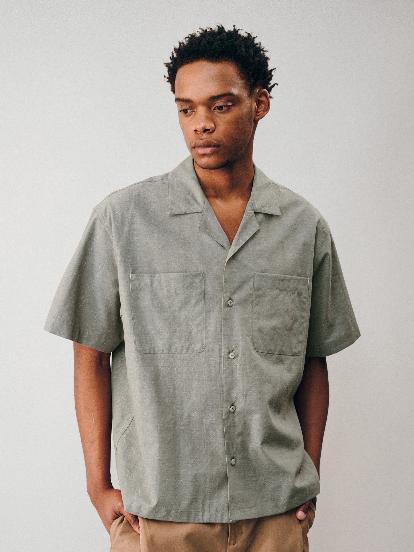 Hemp Cuban Collar Shirt
