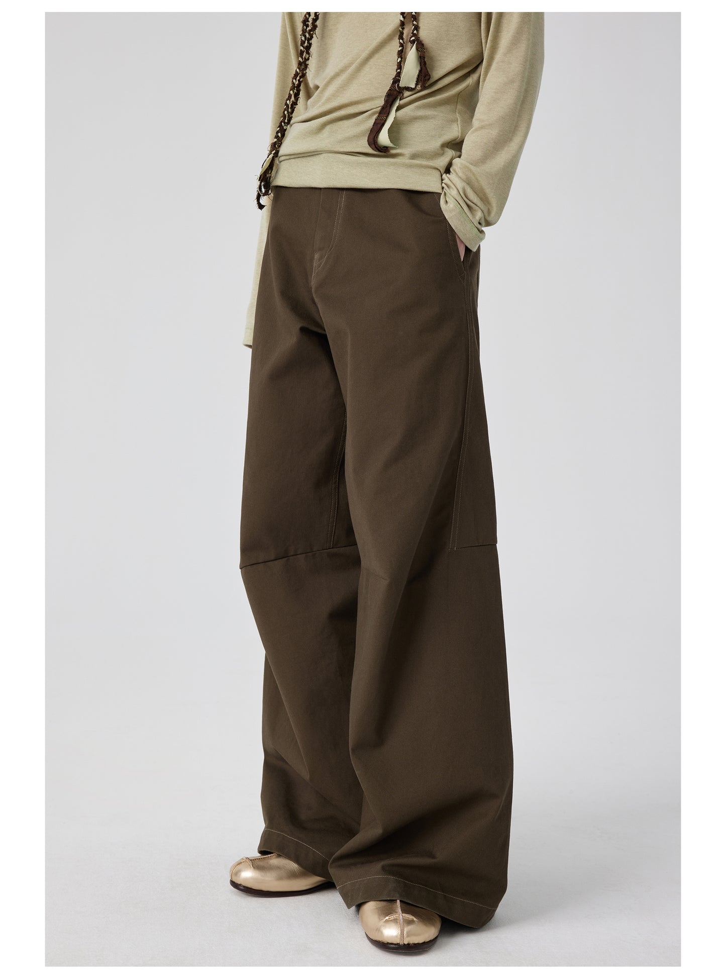 Large Fit Casual Pants