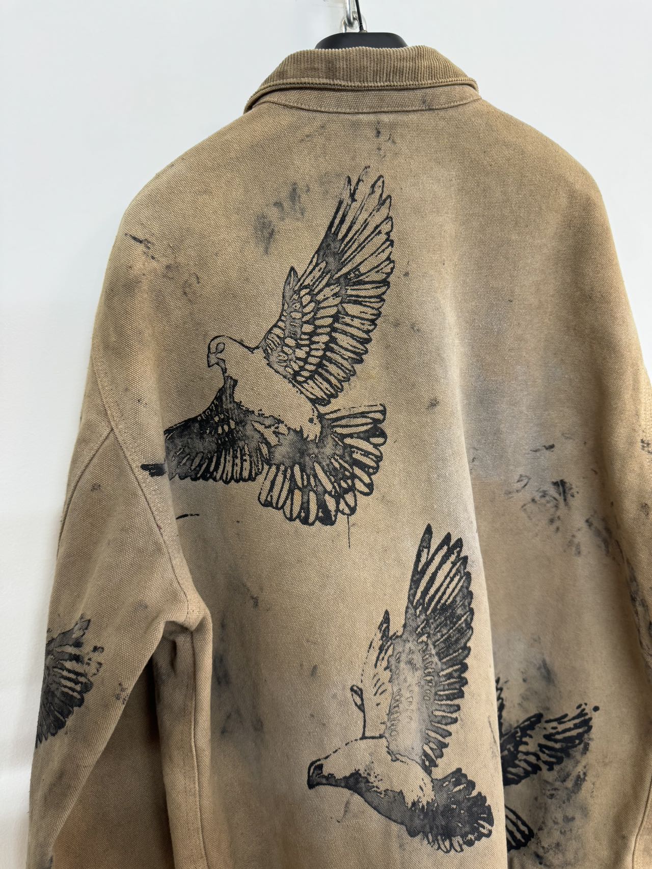 Washed Dove Print Jacket