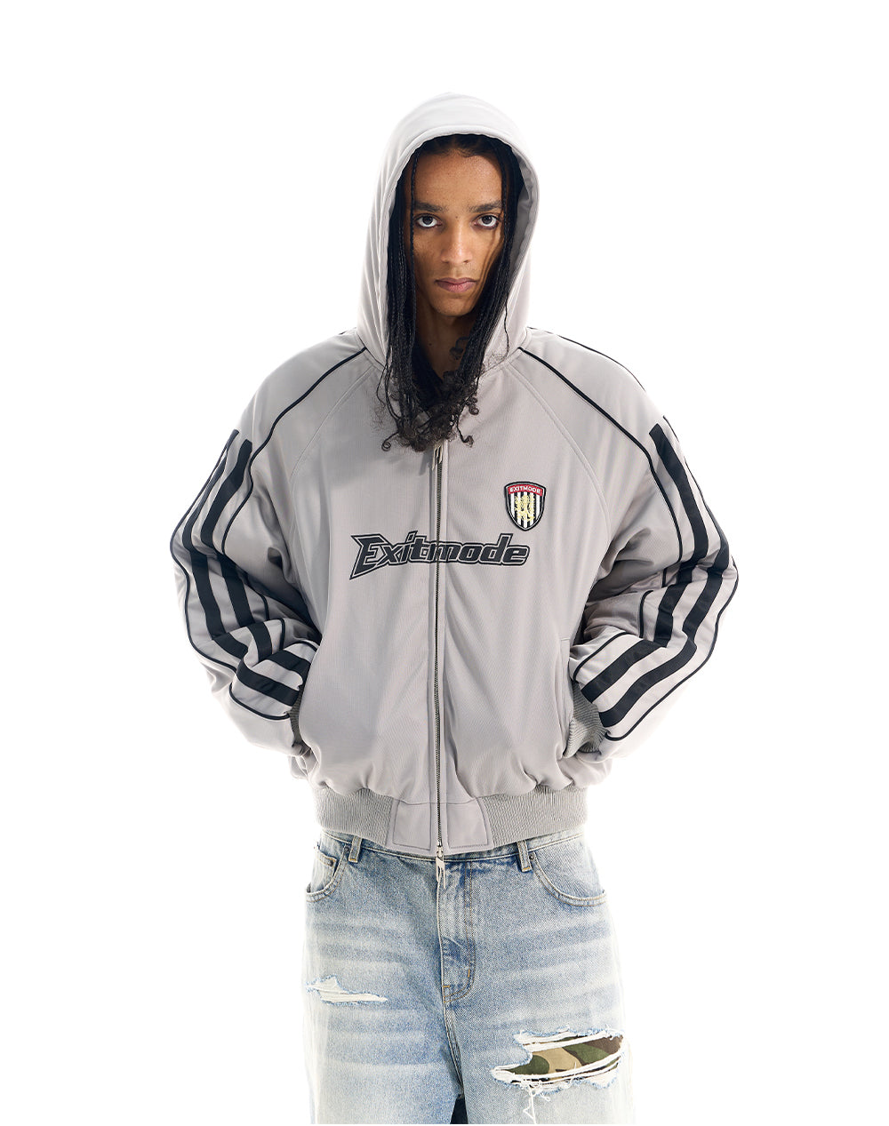 Badge Embroidery Cotton Jacket