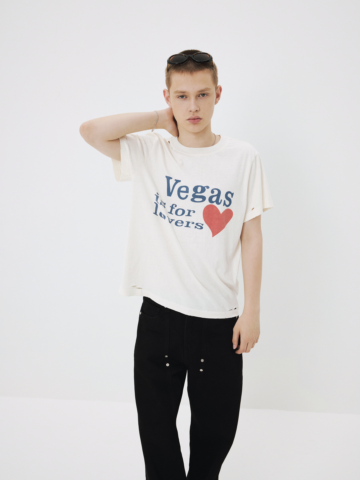 Retro-Print Cotton T-Shirt