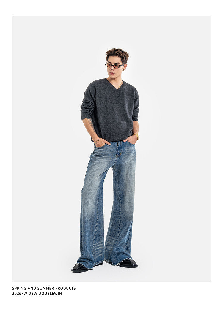 Wool V-neck Sweater