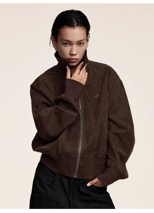 Retro Wash Suede Loose Jacket