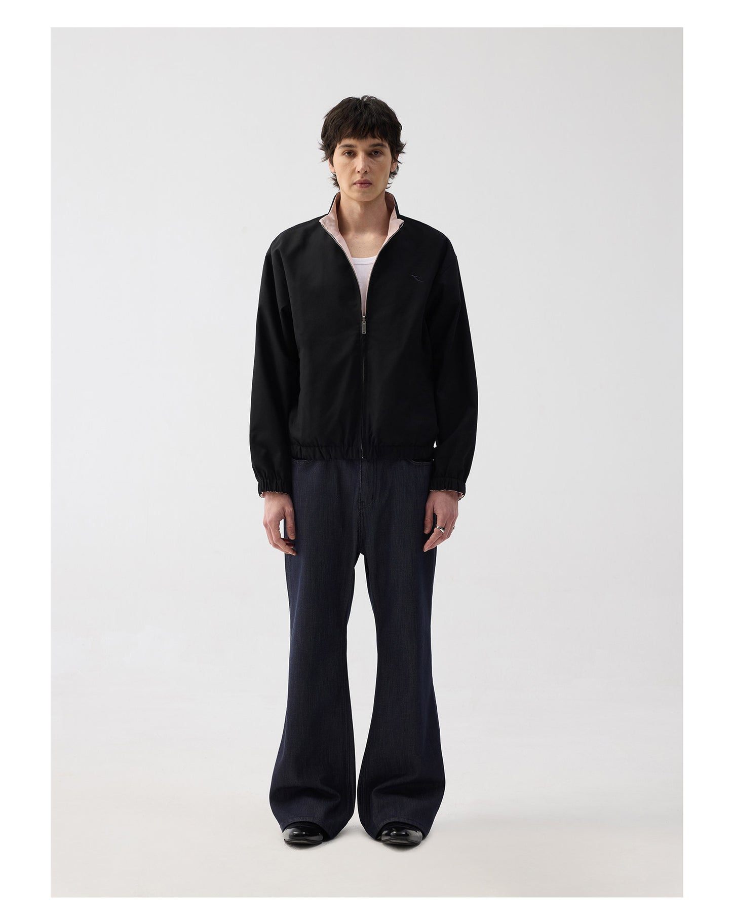 Retro Straight Raw Denim Pants