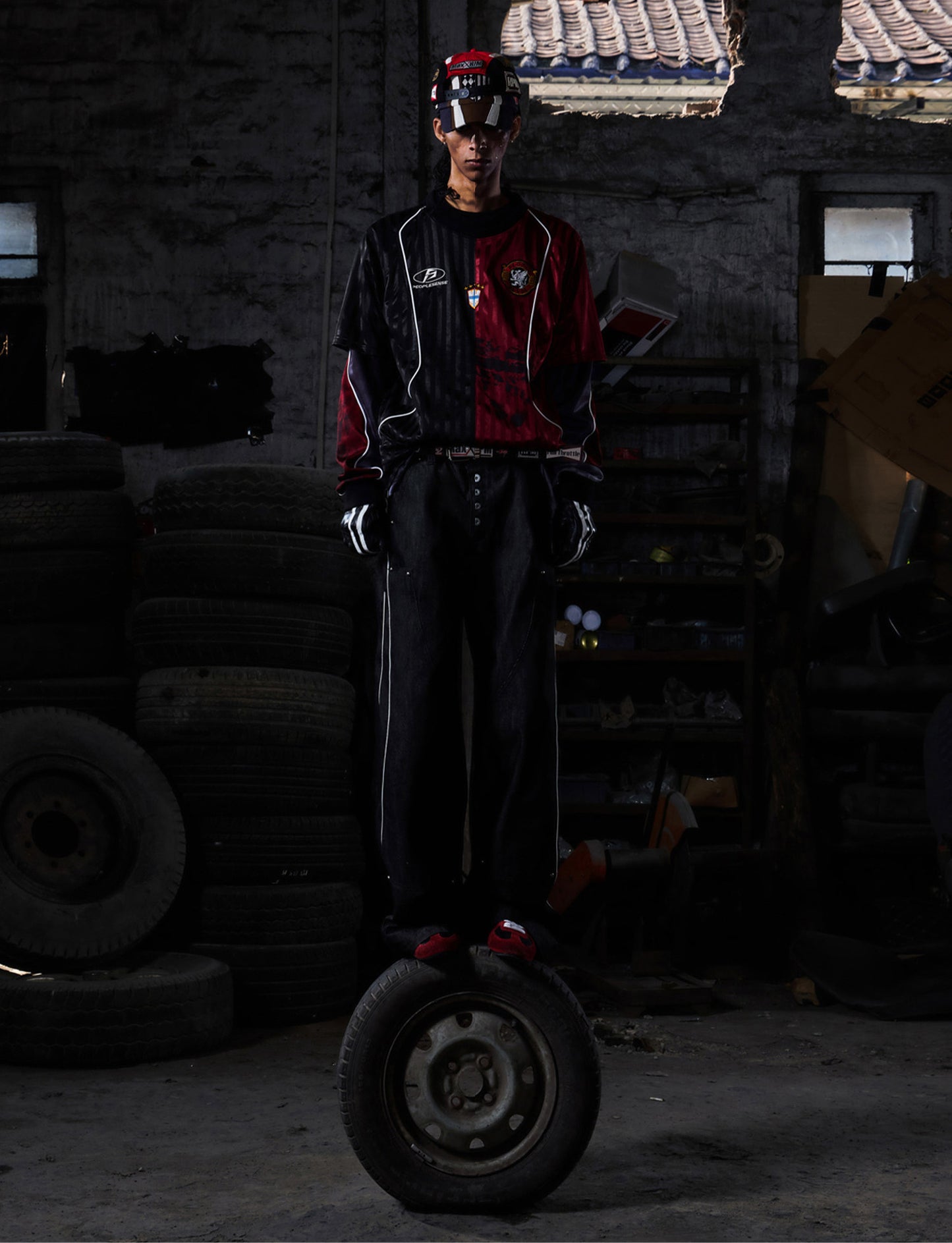 High-Waisted Wide-Leg Jeans