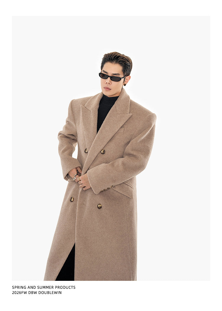 Simple Wool Long Coat