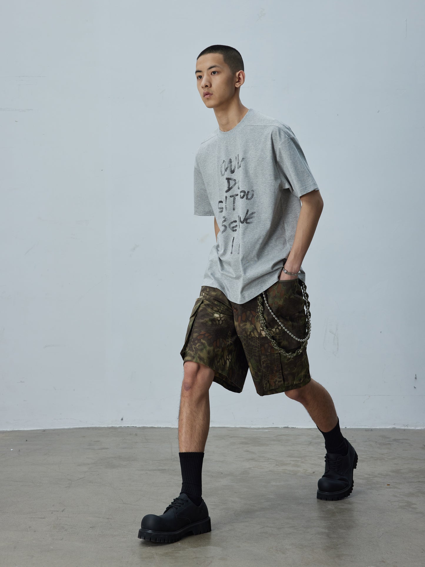 Camouflage Cargo Shorts