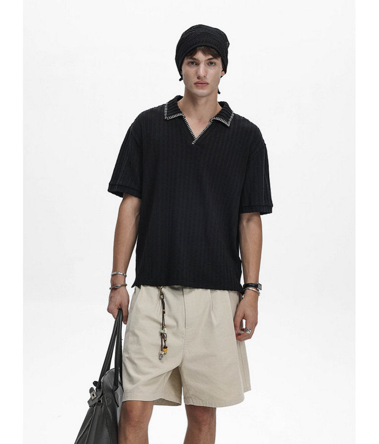 Hand-embroidered Polo Shirt