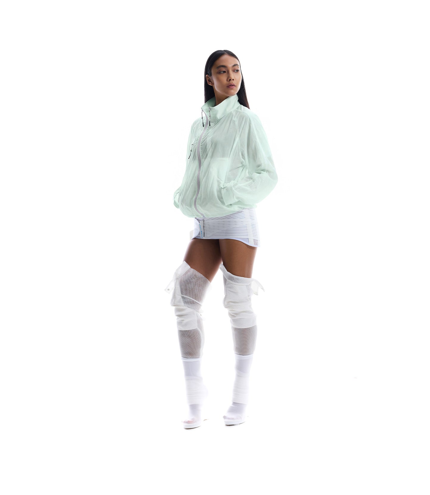 Sheer Stand-Up Collar Sun Protection Jacket