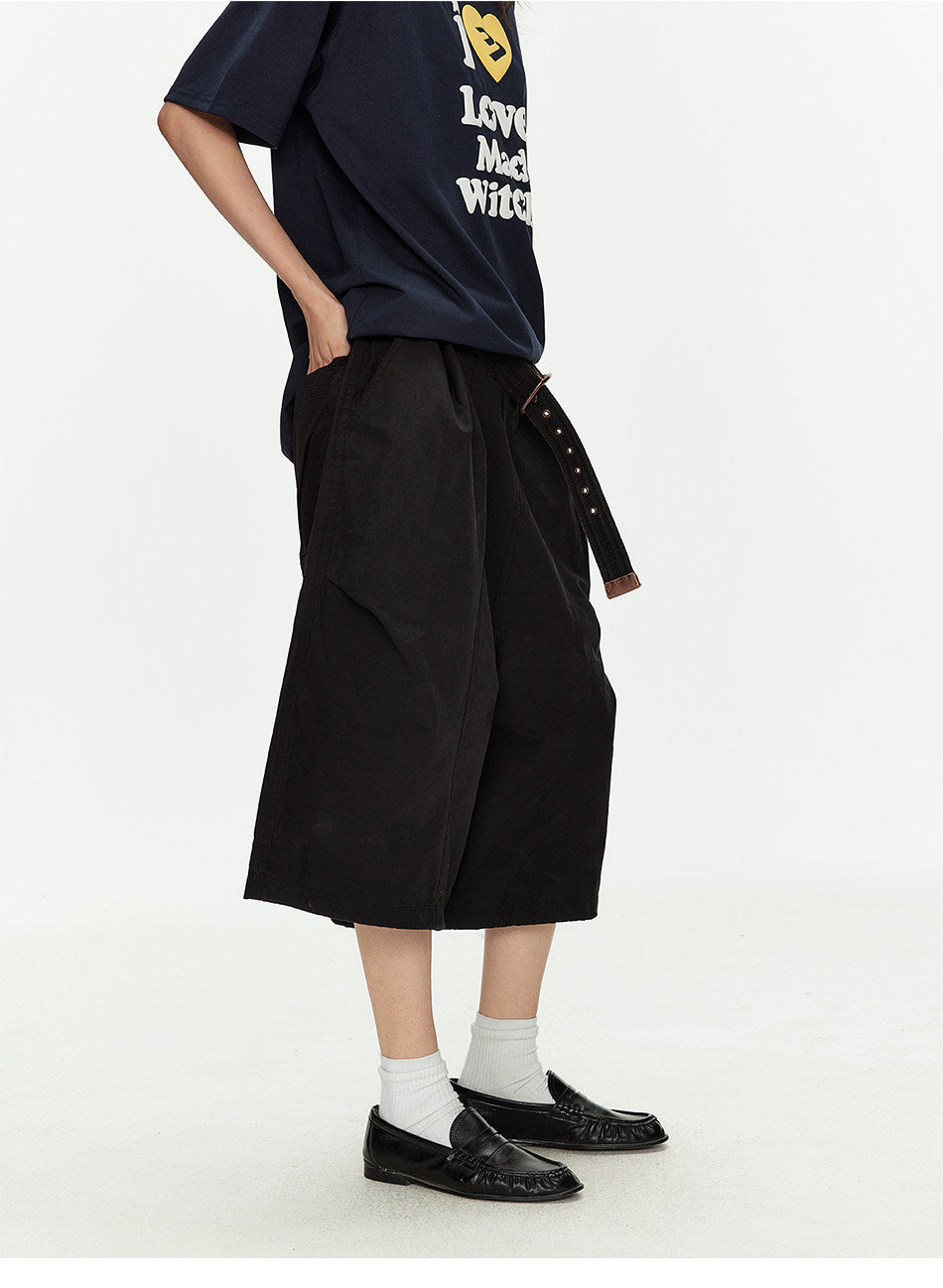 Mesh-Pocket Casual Shorts