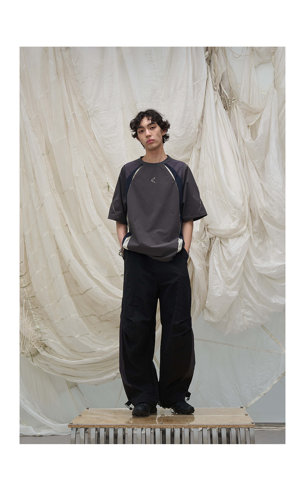 Windproof Deconstructed Casual Pants