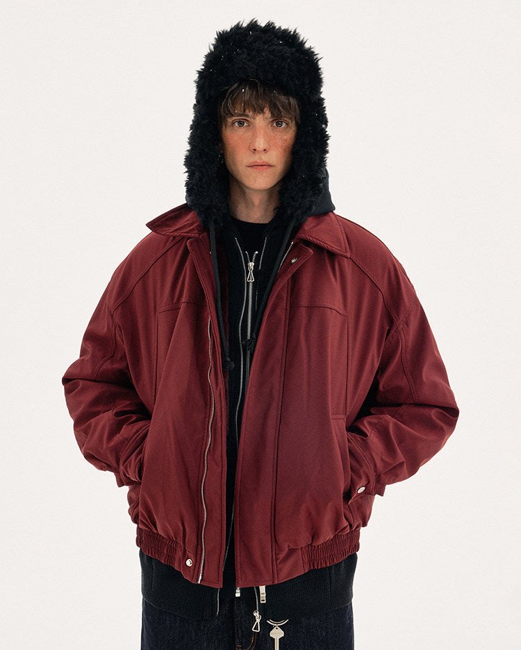 Deconstructed White Duck Down Jacket