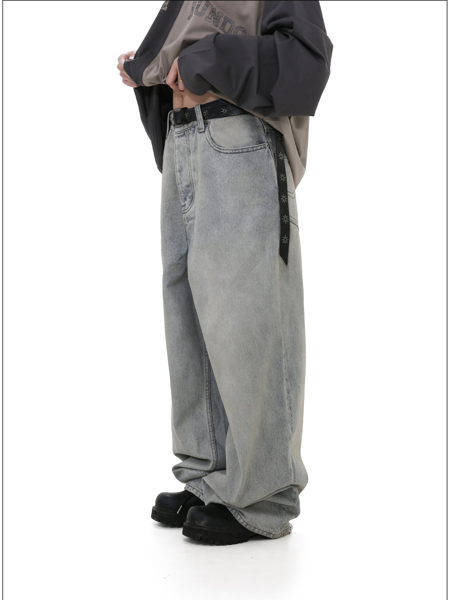 Heavyweight Damaged Jeans