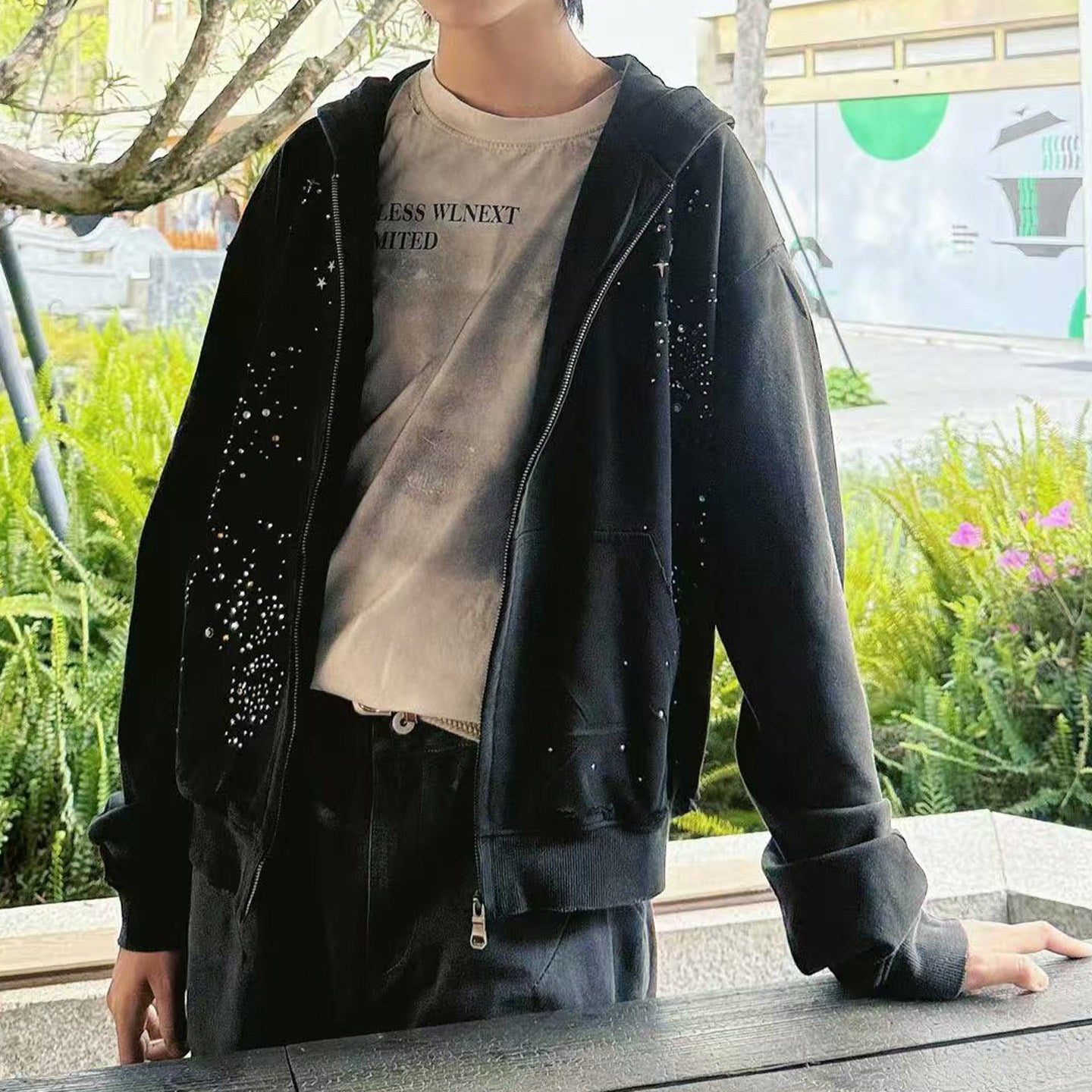 Original Design Zipper Hoodie