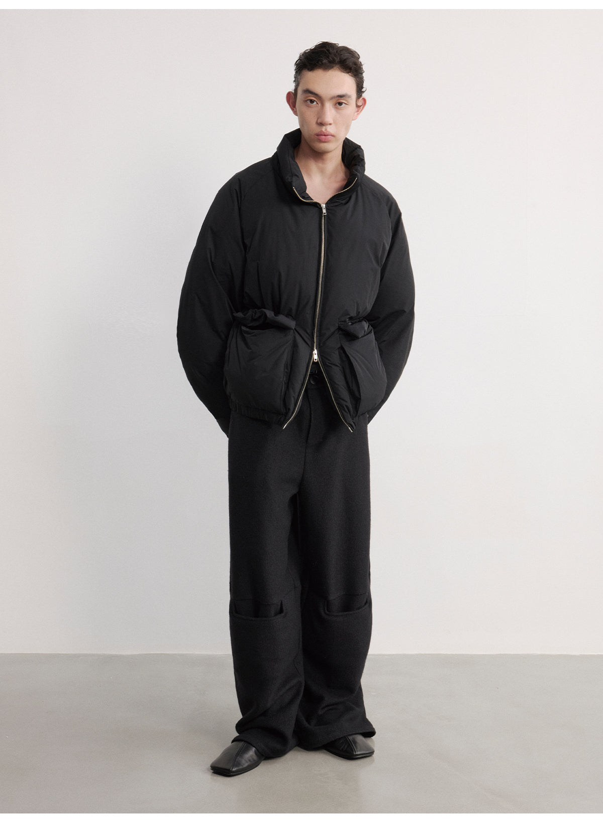 Drawstring Down Jacket