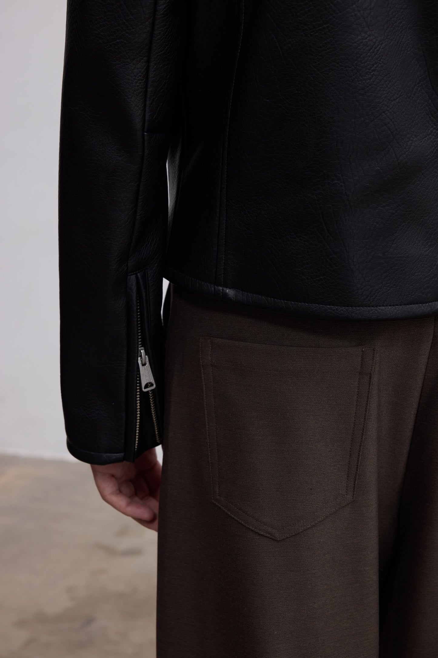 Slim Fit Motorcycle Leather Jacket