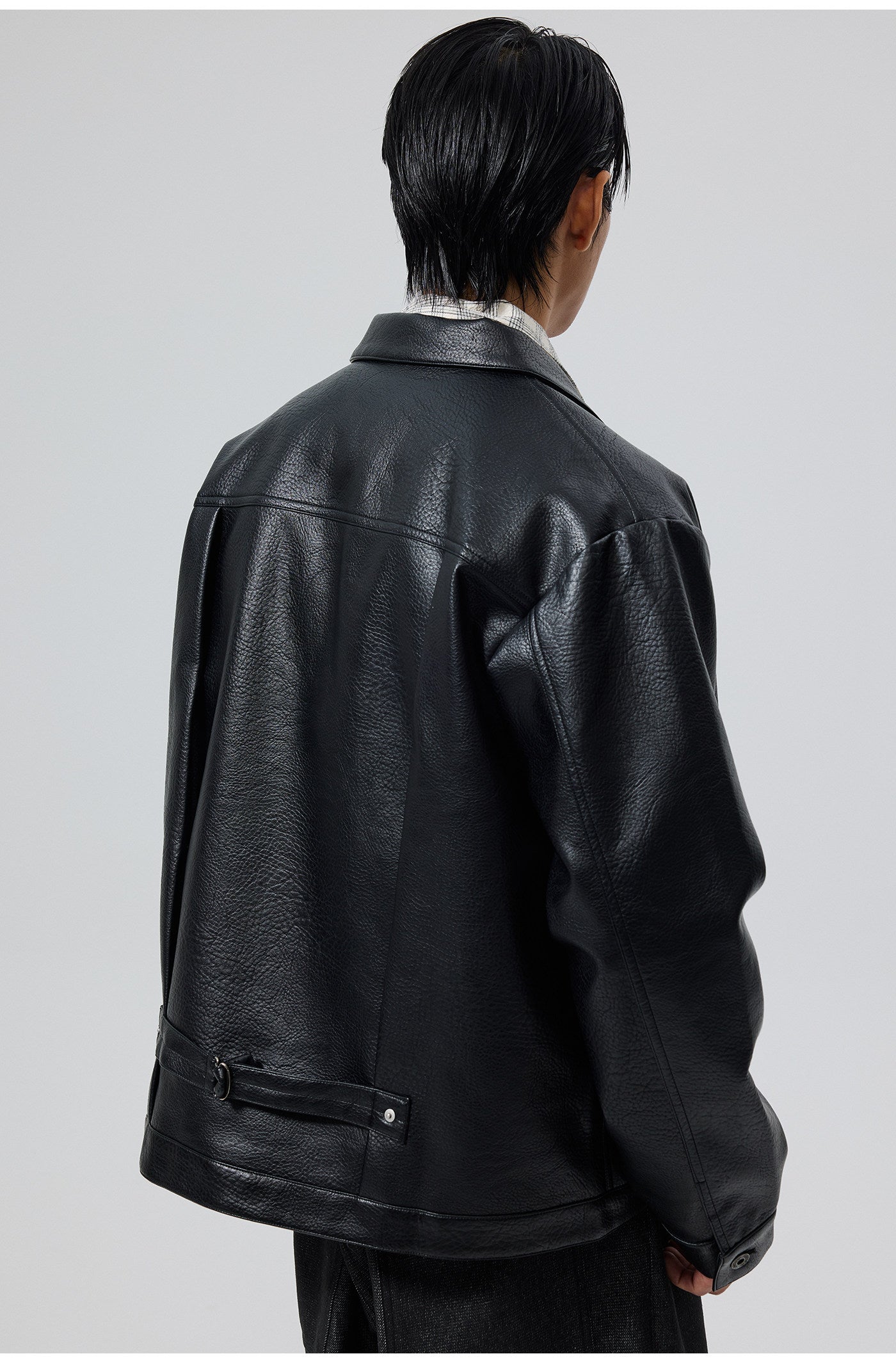 Retro Faux Leather Jacket