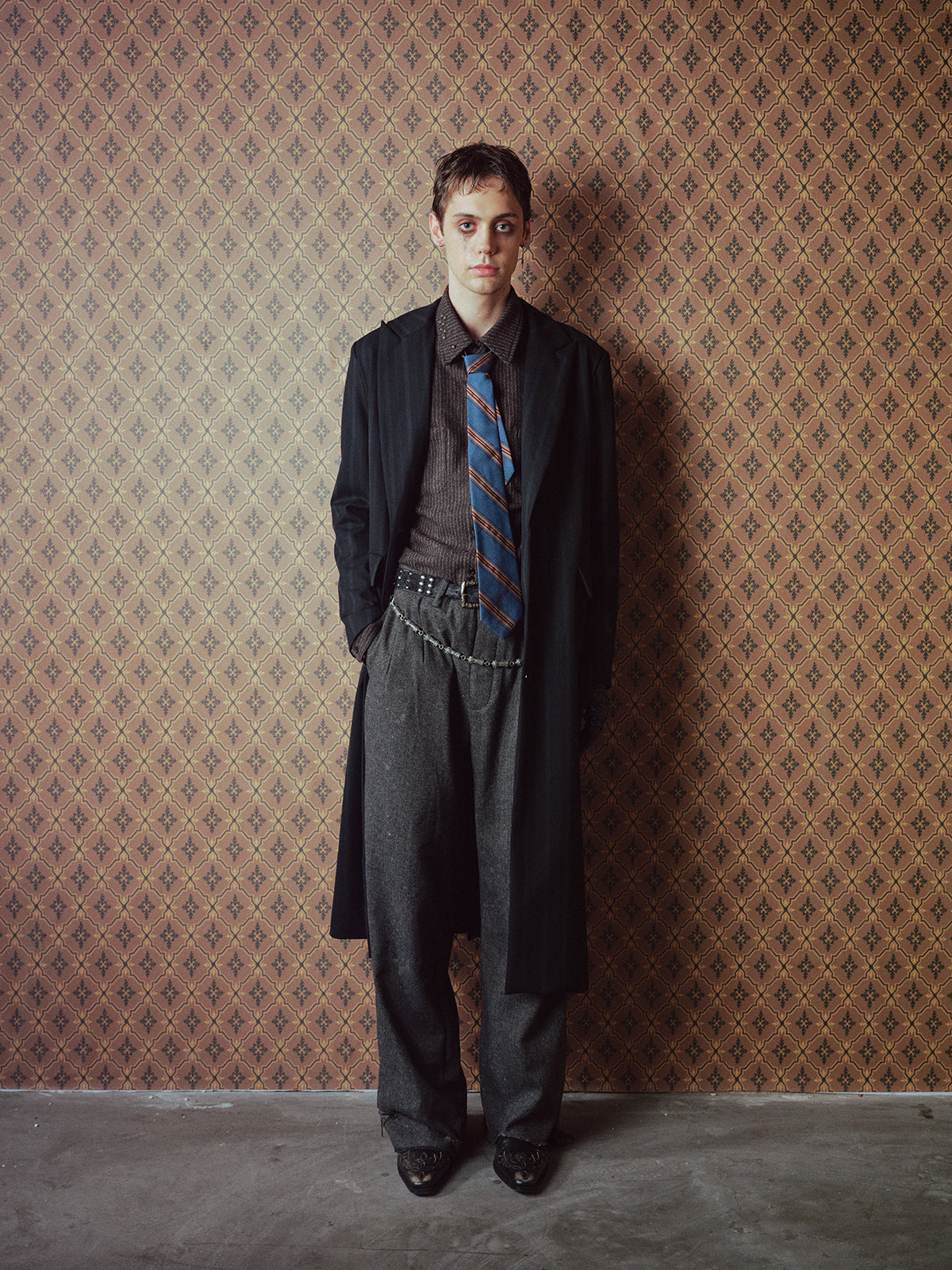 Damage Hem Casual Pants