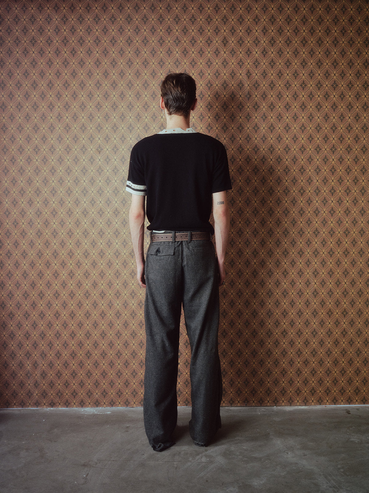 Damage Hem Casual Pants