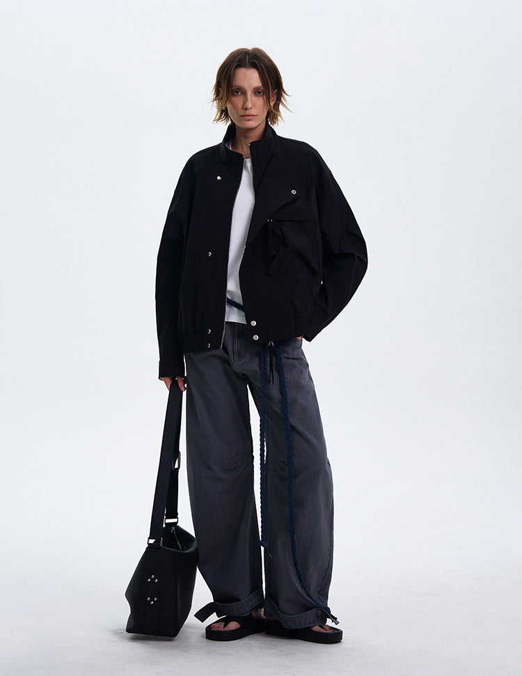 Unisex deconstructed jacket