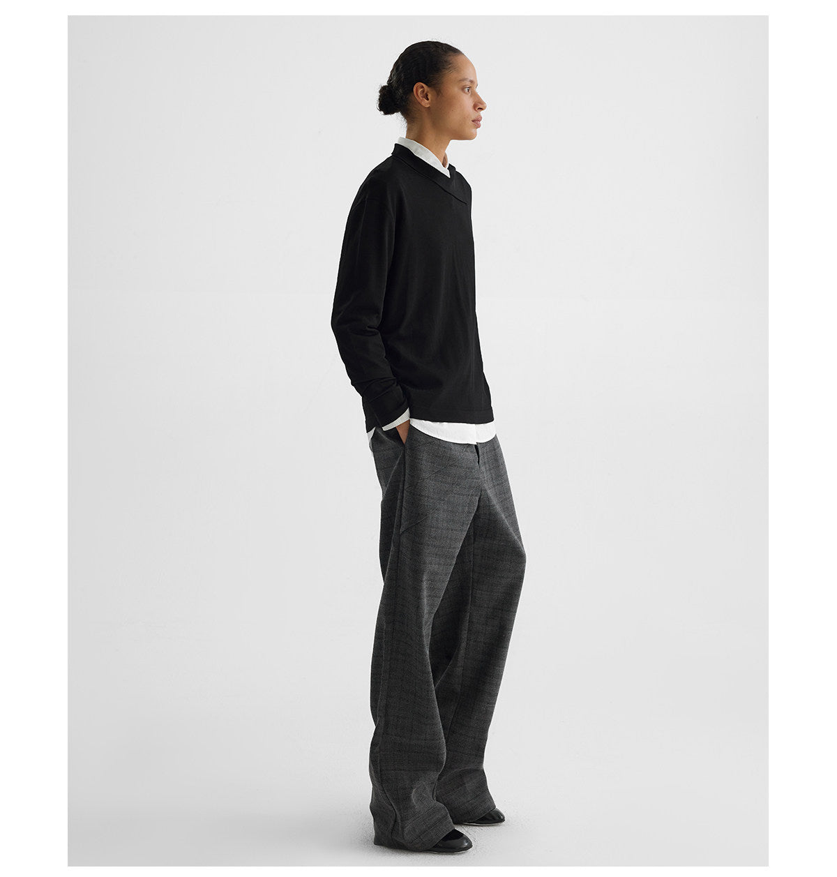 Wardrobe Style Turn-Down Collar T-Shirt