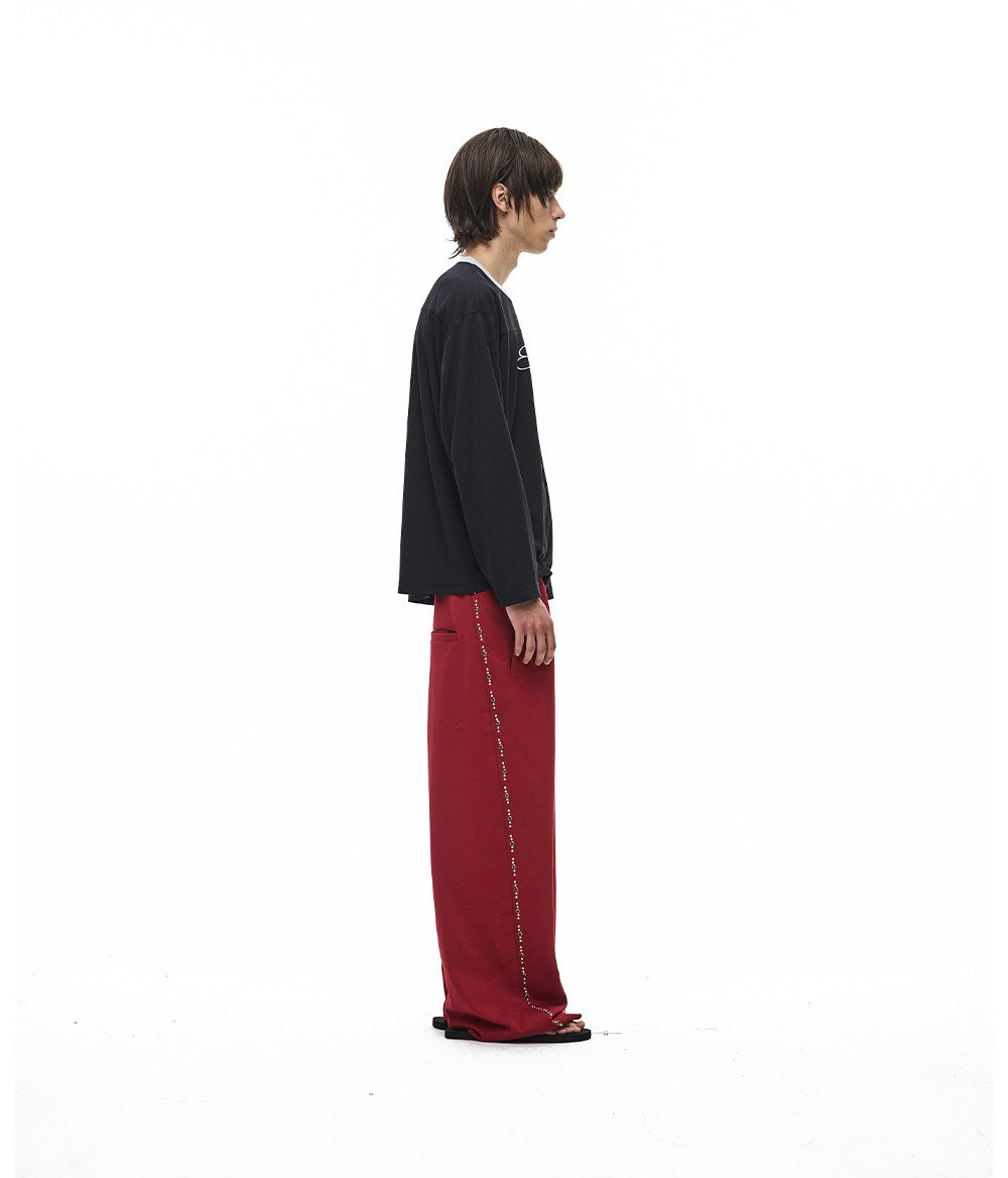 Vintage Beaded Embroidered Sweatpants