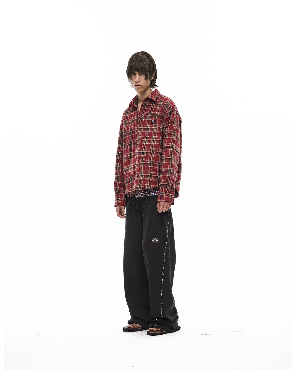 Vintage Beaded Embroidered Sweatpants