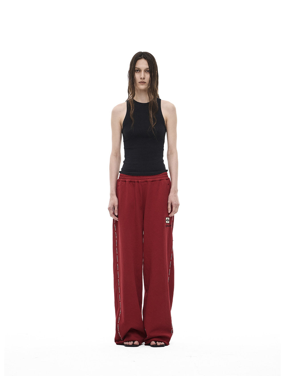 Vintage Beaded Embroidered Sweatpants