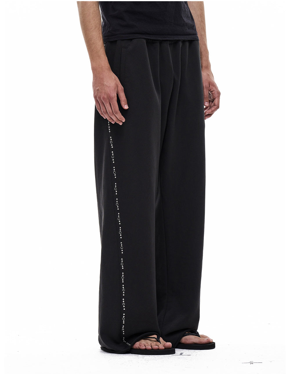 Vintage Beaded Embroidered Sweatpants